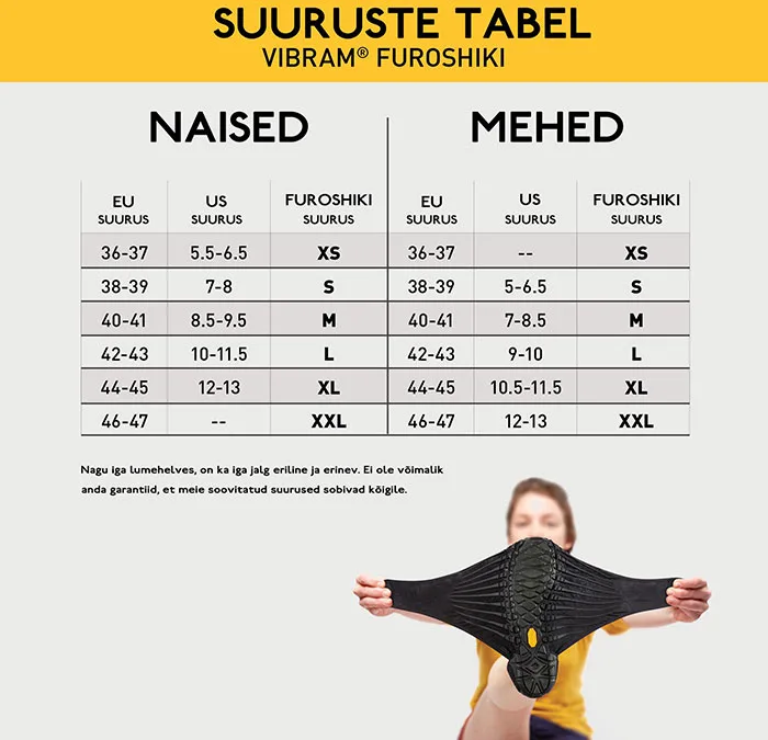 suuruste table furoshiki winter vaike 2