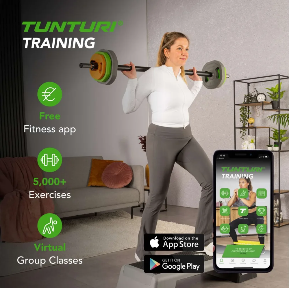 Tunturi tõstekangikomplekt Aerobic Pump 20 kg 6