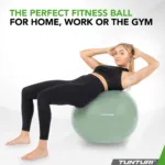 Võimlemispall TUNTURI Gym Ball 90cm, Anti Burst, Mint4