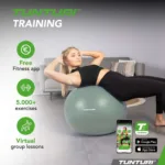 Võimlemispall TUNTURI Gym Ball 90cm, Anti Burst, Mint7