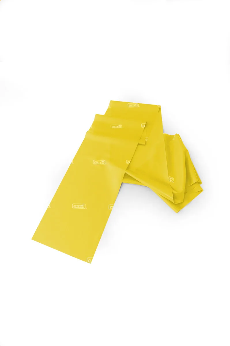 Sissel Fitband1 SISSEL® FITBAND võimlemiskumm, kollane (kerge) 14,5 cm x 5 m - Image 3