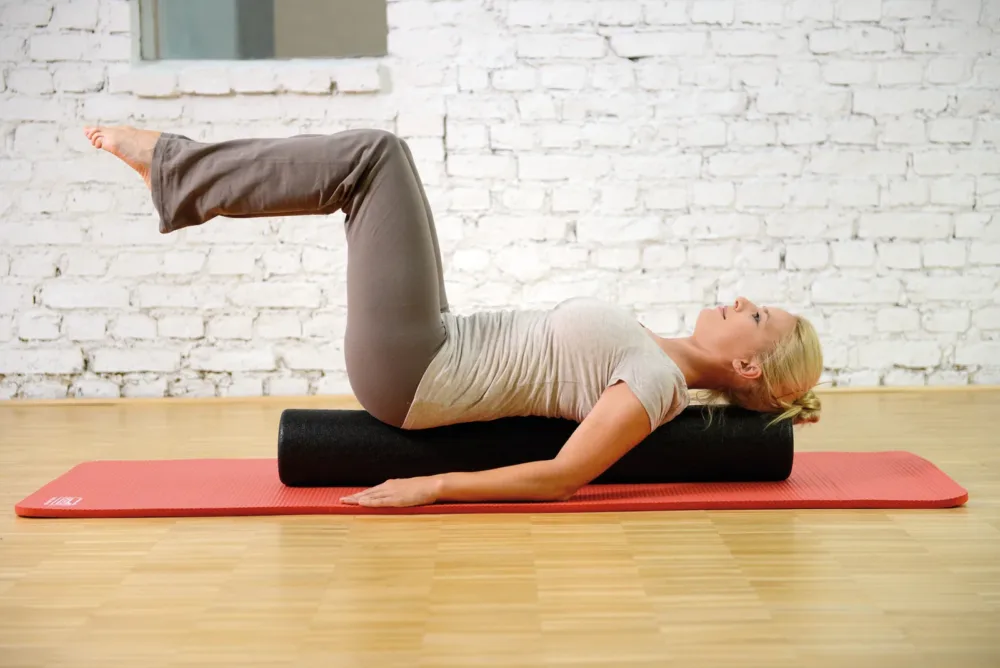 Sissel Intense Roller3 SISSEL® PILATES® tugevam massaažirull, 100 cm, must - Image 4