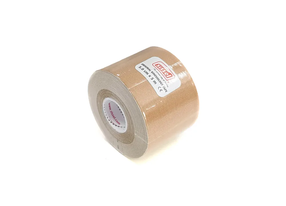 Sissel Kinesiology Tape1 SISSEL® Kinesioloogia kinesioteip, 5 cm x 5 m, beež - Image 2