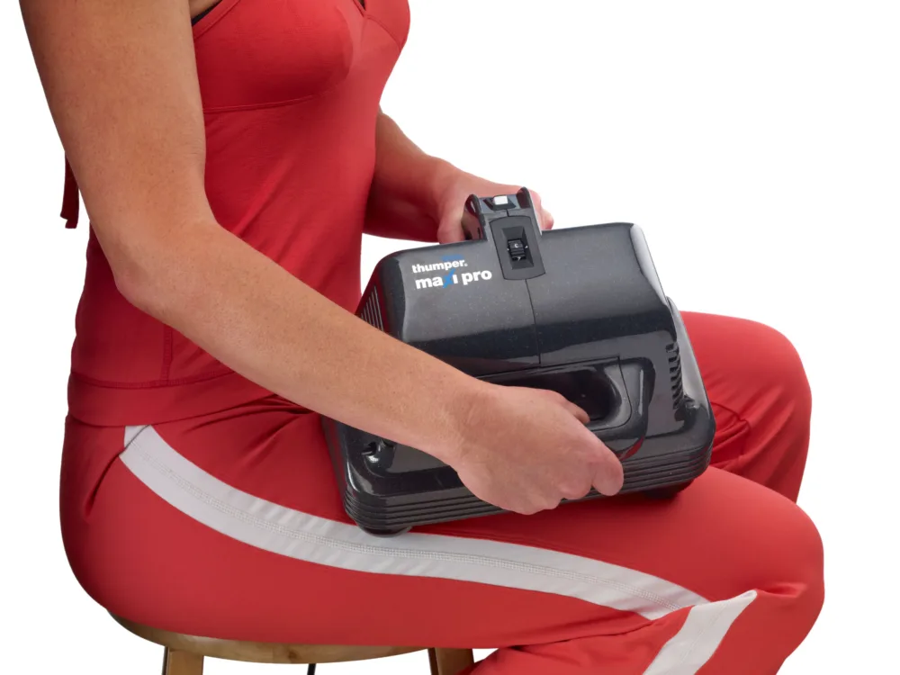 eesreie masssaaz thumperiga THUMPER MAXI PRO Professionaalne masseerija LAENUTUS - Image 4