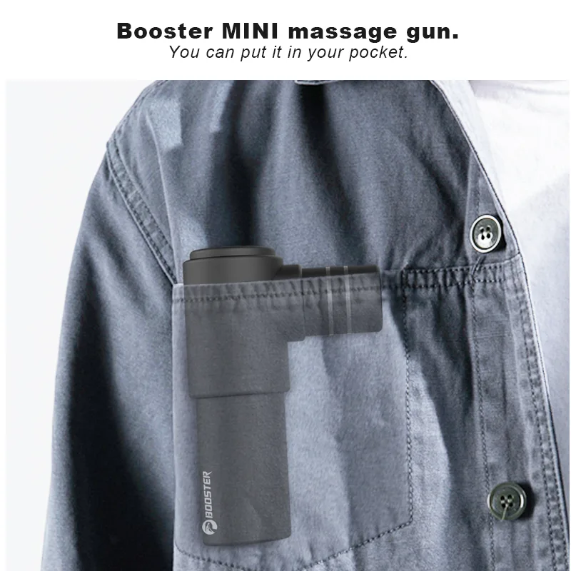 Booster mini taskus Booster Pocket Mini massaažipüstol - juhtmevaba löökraviseade - Image 4