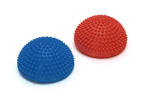 poolikud joogapallid SISSEL® Spiky Dome, komplektis 2tk pilatese poolikud joogapallid - Image 3
