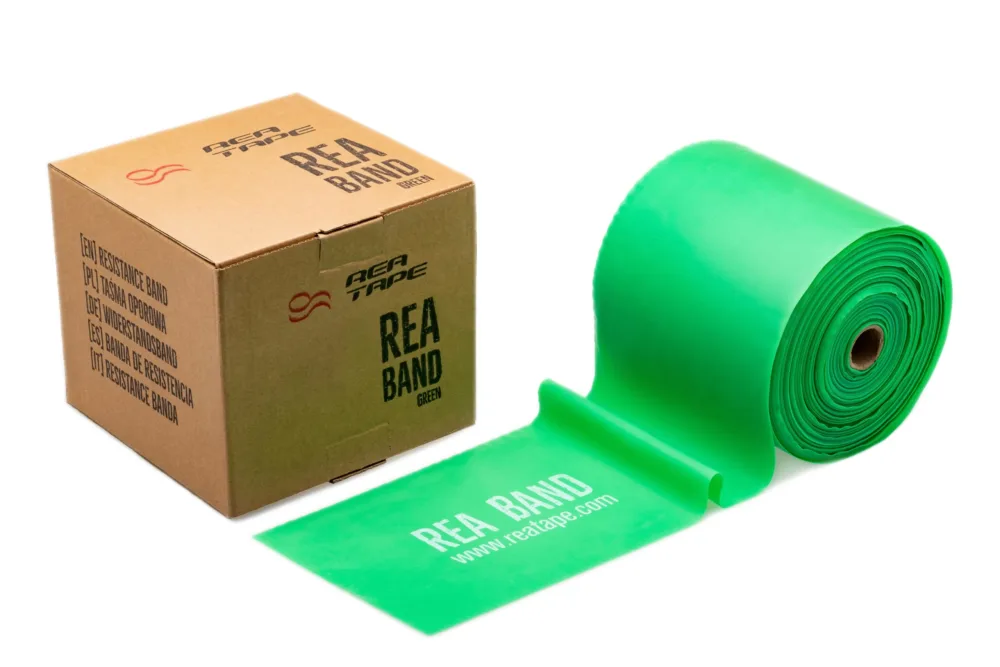 FXT24168ps REA Võimlemislint rullis 46mx12,8cmx0.25mm roheline - keskmine - Image 1