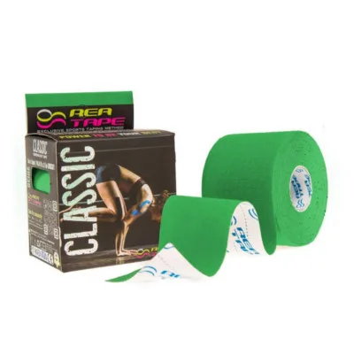 rea_tape_classic_green REA Kinesioteip Classic 5cm x 5m Roheline - Image 1