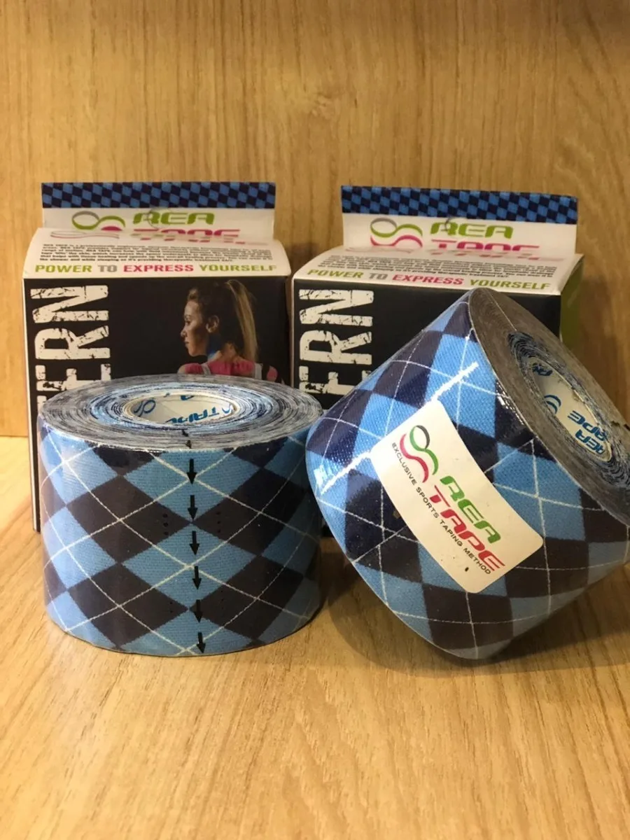 reatape argyle REA Laste kinesioteip mustriga 5cm x 5m  Argyle - Image 2