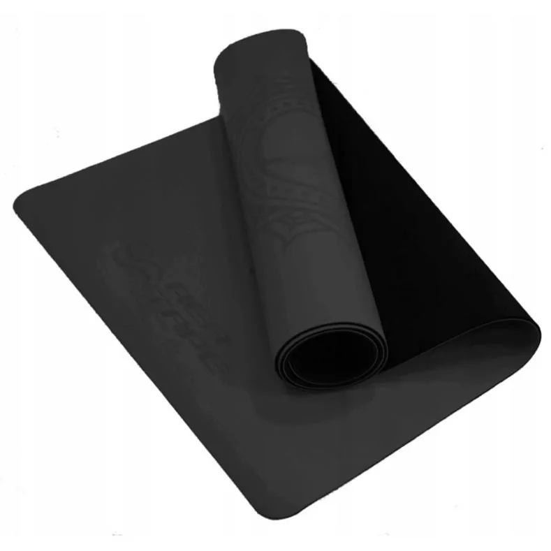 reayogamatt-4mm REA joogamatt 180x60x0.6cm -kvaliteetne materjal Must - Image 1