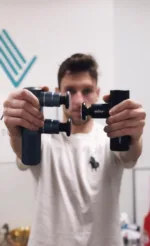 Medpoint kahe peaga massaažipüstol mini twin, sinine - Image 5