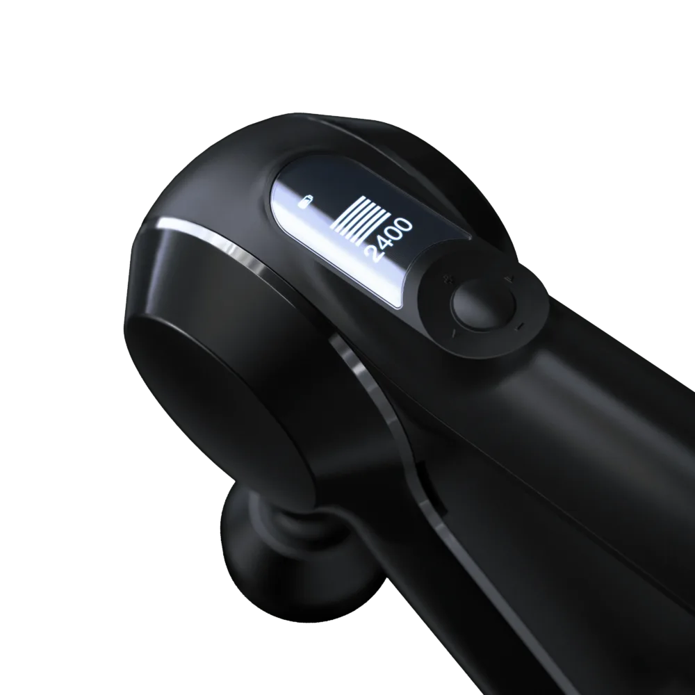 Theragun_Elite-Black-OLED-Blk_(1.0.0)_BG-BLK Therabody Theragun Elite massaažipüstol - Image 4