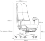 Kontoritool innovaatline 3D massaažifunktisooniga ja akuga - Image 7