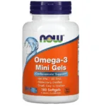 Now Foods, Omega-3 Mini Gels, 180 Softgels