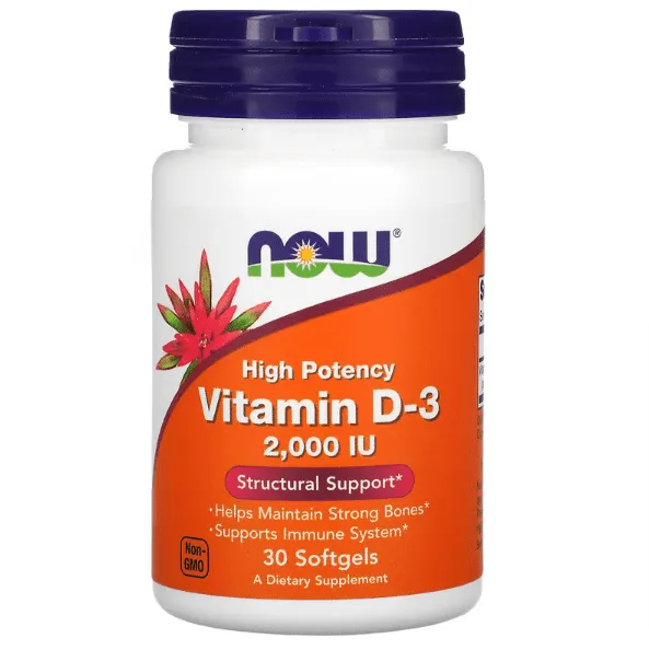 NOW Foods, Vitamin D-3, 50 mcg (2,000 IU), 30 Softgels on vananemisevastase toimega, toetab immuunsüsteemi, aitab põletikuliste protsesside ning teiste tervisemurede korral.