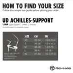 Rehband UD kannakõõluse tugiside 1.5mm Paar - Must - Image 4