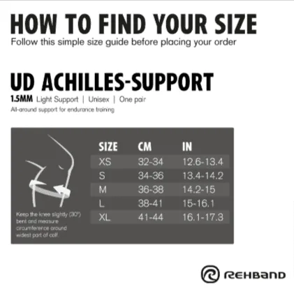 UD kannakõõluse tugiside rehband Rehband UD kannakõõluse tugiside 1.5mm Paar - Must - Image 4