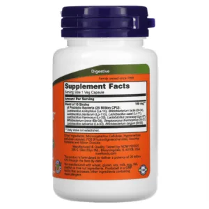 now foods probiootikum supplement facts