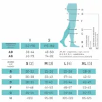 Eriti pehmed meditsiinilised kompressioonsukkpüksid, kompressioon 18-21mmHg suurused