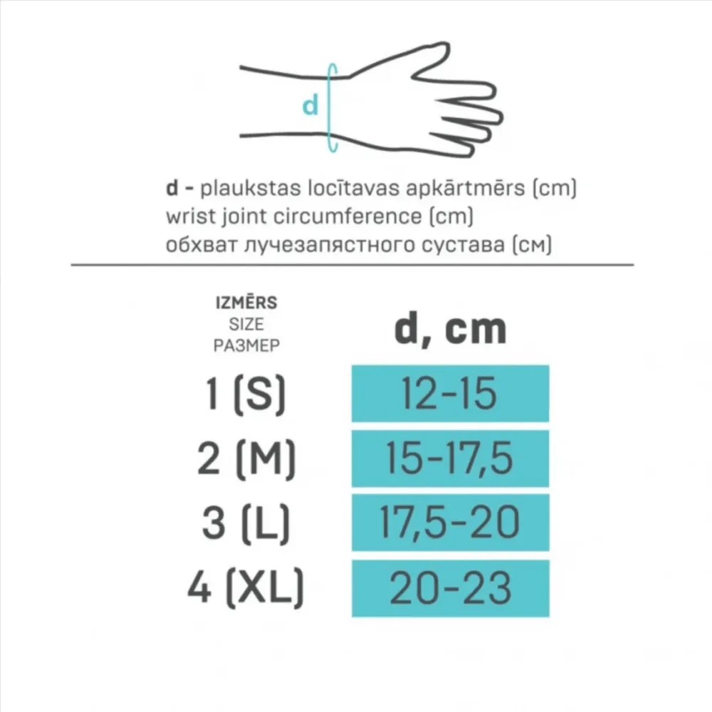 Elastne meditsiiniline randmetugiortoos Elastne meditsiiniline randmetugiortoos