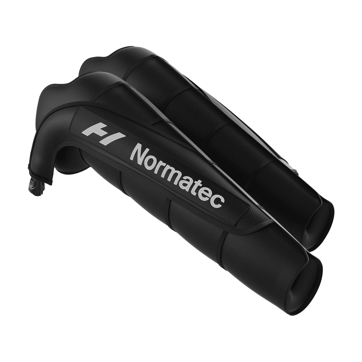 Normatec 3 käemansetid paar – Nomr3 arm – pilt 1 Normatec 3 käemansetid, paar õhkkompressiooni mansette valgel taustal