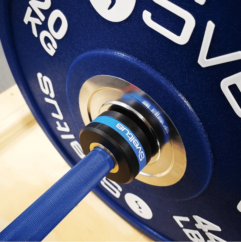 olympic bar 220 cm Men's olympic bar 220 cm royal blue - Image 2