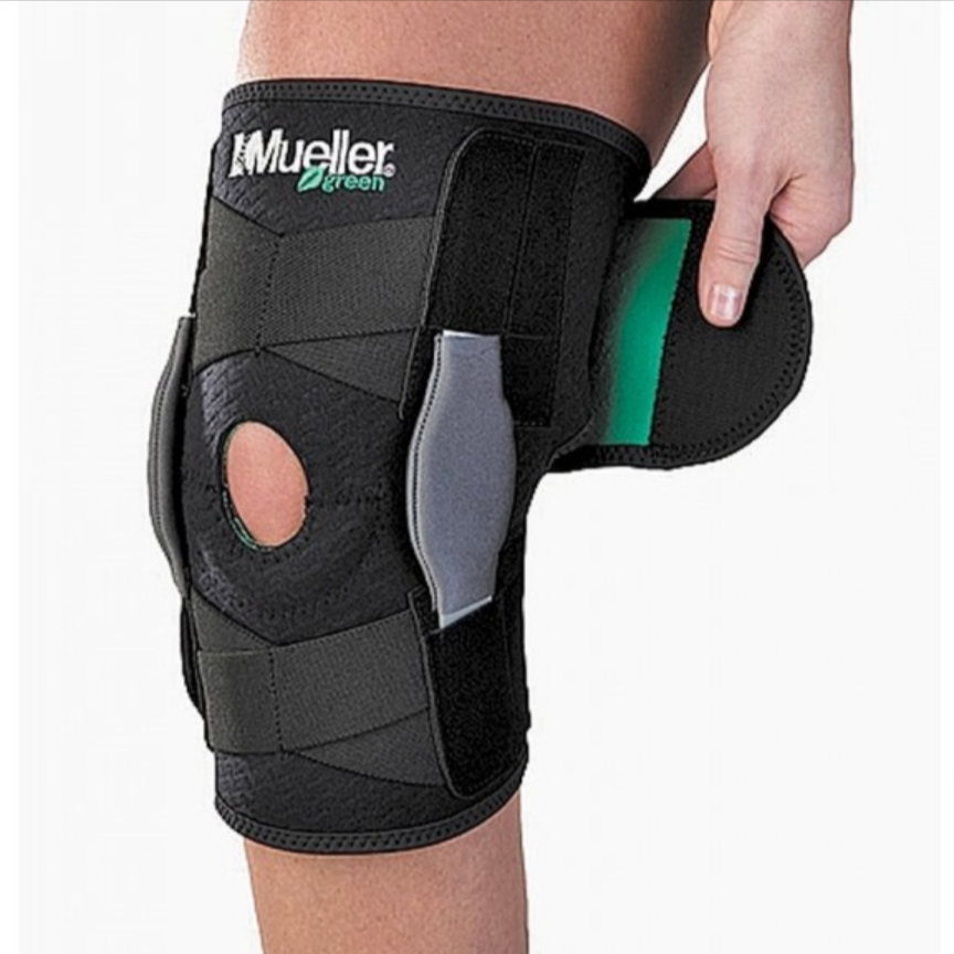 Mueller Green Self-Adjusting® Adjustable Size Hinged Knee Orthosis -  Medpoint
