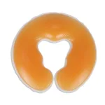 U-shaped silicone face pillow for massage table