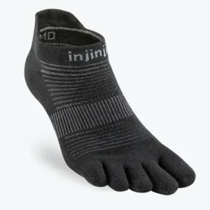 Injinji RUN keskmise paksusega madalad varvassokid mustad