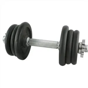 Metallist muudetava raskusega hantel 10KG HMS