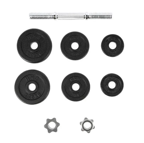 Metallist muudetava raskusega hantel 10KG HMS komplekt Metallist muudetava raskusega hantel 10KG HMS komplekt