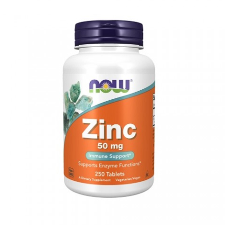 Now Foods, Zinc , 50 mg, 250 kapslit