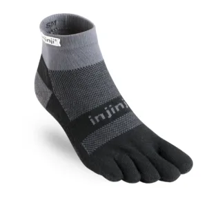 Injinji RUN paksemad keskmise kõrgusega XTRALIFE mustad varvassokid