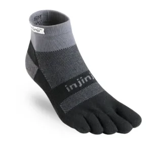 Injinji RUN paksemad keskmise kõrgusega XTRALIFE mustad varvassokid
