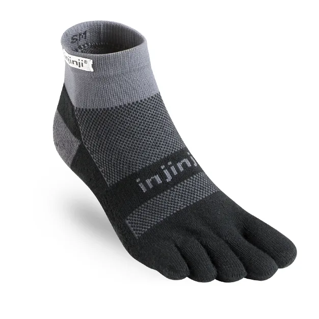 Injinji RUN paksemad keskmise kõrgusega XTRALIFE mustad varvassokid Injinji RUN paksemad keskmise kõrgusega XTRALIFE mustad varvassokid