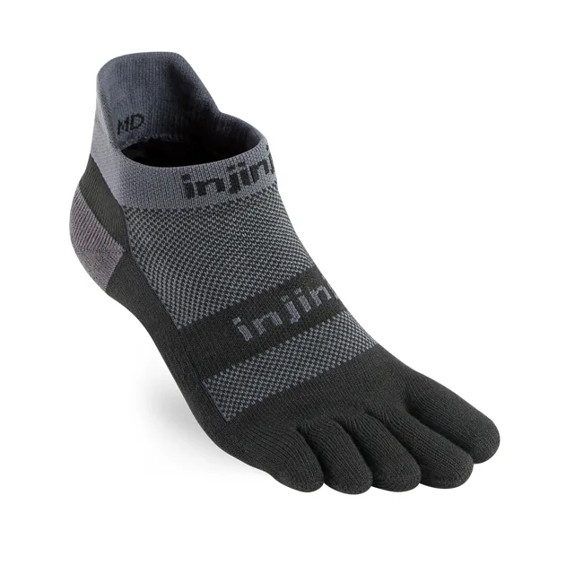 RUN MIDWEIGHT NO SHOW XTRALIFE BLACK GRAY