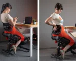 Ergonoomiline põlvitustool Pro kasutuses