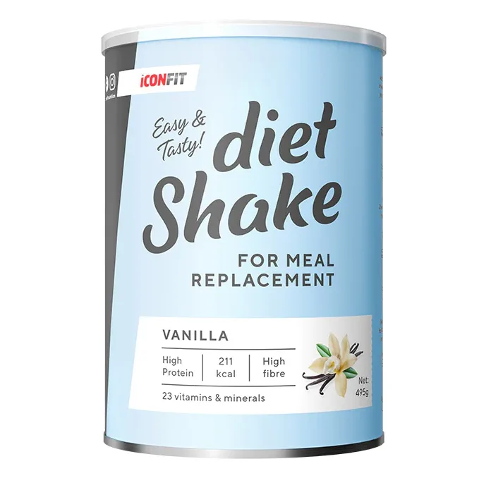 ICONFIT Diet Shake (495g) vanilje ICONFIT Diet Shake (495g) vanilje