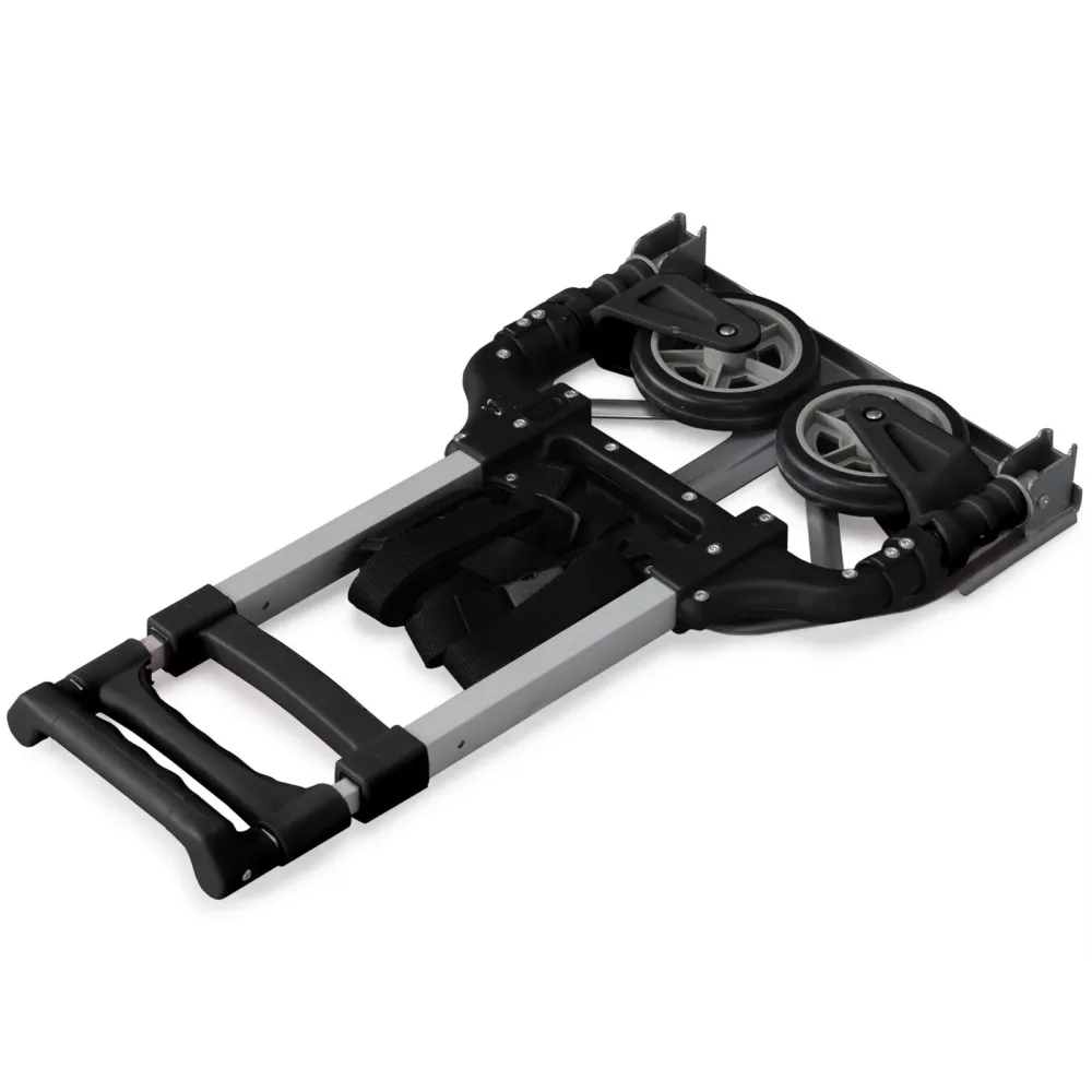 kokku volditud käru massaazilaua vedamiseks kokku volditud käru massaazilaua vedamiseks