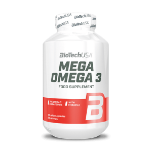 Mega Omega 3, 180 kapslit BioTechUSA