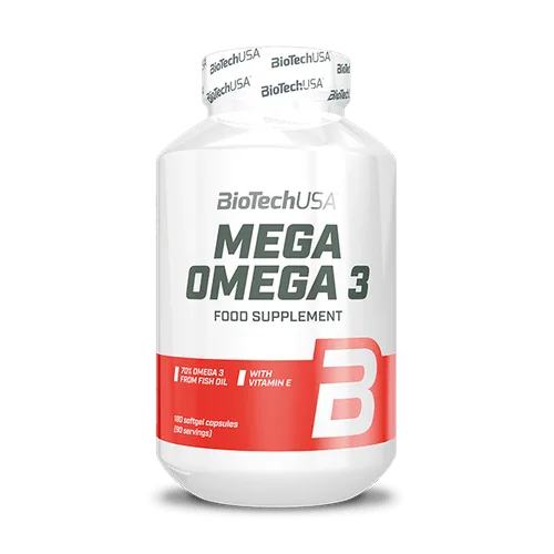 Mega Omega 3, 180 kapslit BioTechUSA