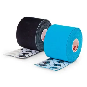 Mueller Kinesiology Tape kinesioteip, 5cm x 5m must ja sinine