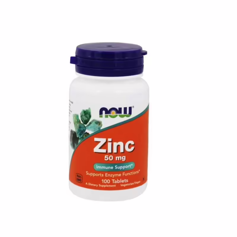 Now Foods, Zinc (Tsink), 50 mg, 100 Tabletti Now Foods, Zinc (Tsink), 50 mg, 100 Tabletti