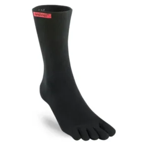 Injinji SPORT Keskmise paksusega kõrged varvassokid coolmax mustad (1)
