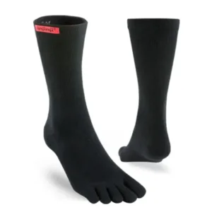 Injinji SPORT Keskmise paksusega kõrged varvassokid coolmax mustad (2)