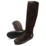 Vibram Furoshiki Shearling High cut Boots Dark Brown5