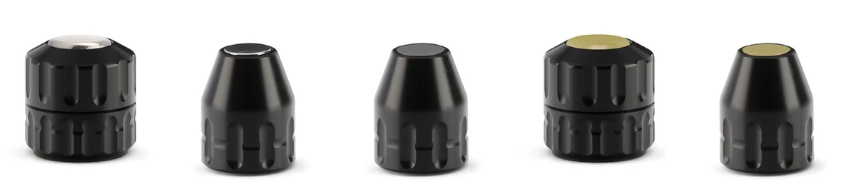 Intelect RPW Lite viis lööklaineotsikut D20-S, Ro40, C15, D20-T ja DI15
