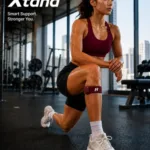 Xtand Patella Strap kasutuses jõusaalis