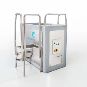CET CryoSpa Pro jäävann roostevaba käsipuu ja trepiga