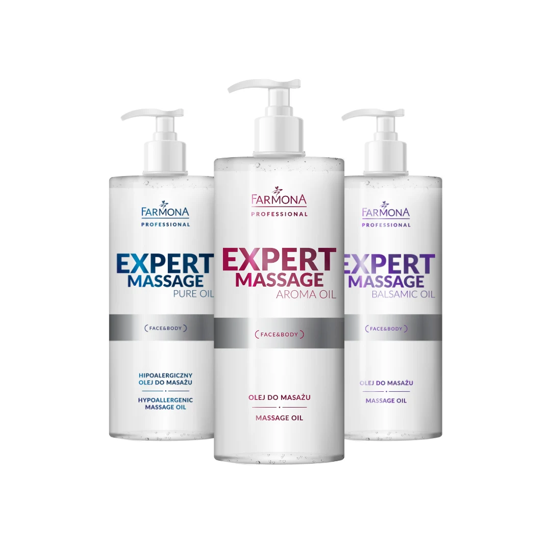Farmona Expert Massage sari: Pure Oil, Aroma Oil ja Balsamic Oil massaažiõlid